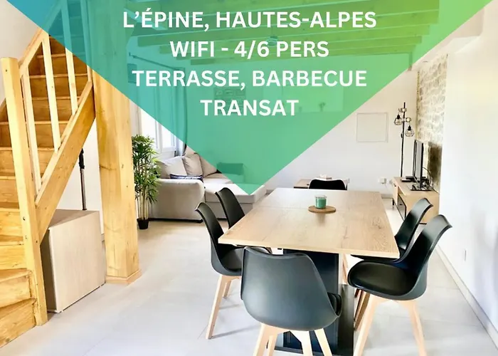 La Conciergerie 05 - Gite De La Cooperative - Superbe Maison A L Epine - Wifi - 4 A 6 Personne